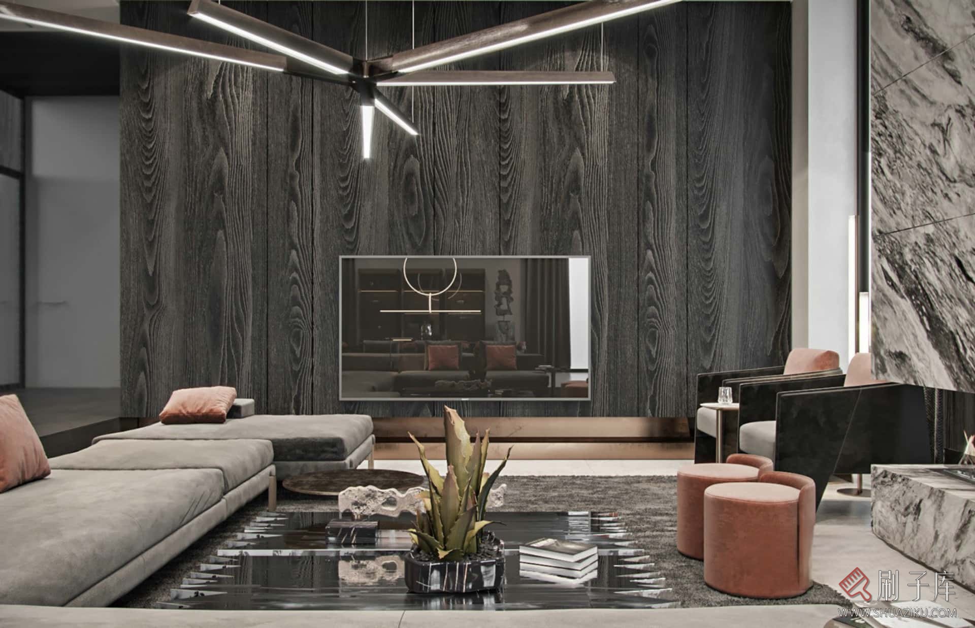 图片[36]-国内外现代风格实景参考图（样板间 公馆 住宅 别墅 等）（990套） 40G-刷子库