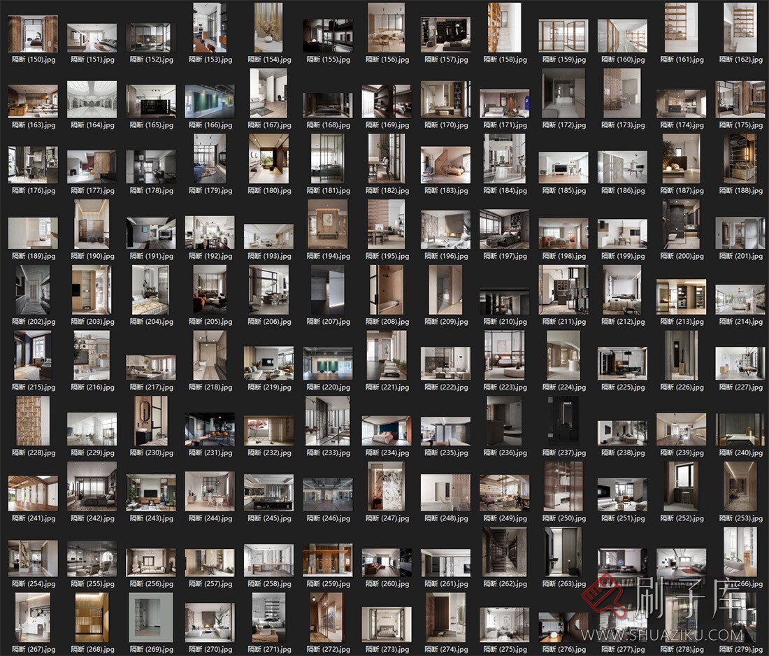 图片[1]-隔断造型意向高清图集（1030张 800M）-刷子库