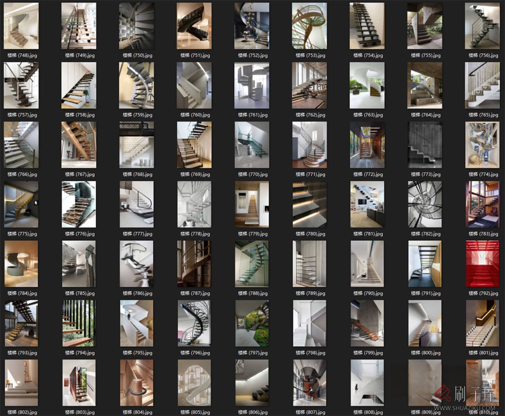 图片[11]-楼梯造型意向高清图集（1G，1168张）-刷子库