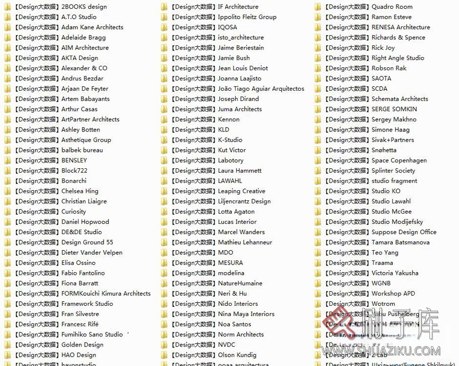 图片[1]-112位全球顶级大师案列-刷子库