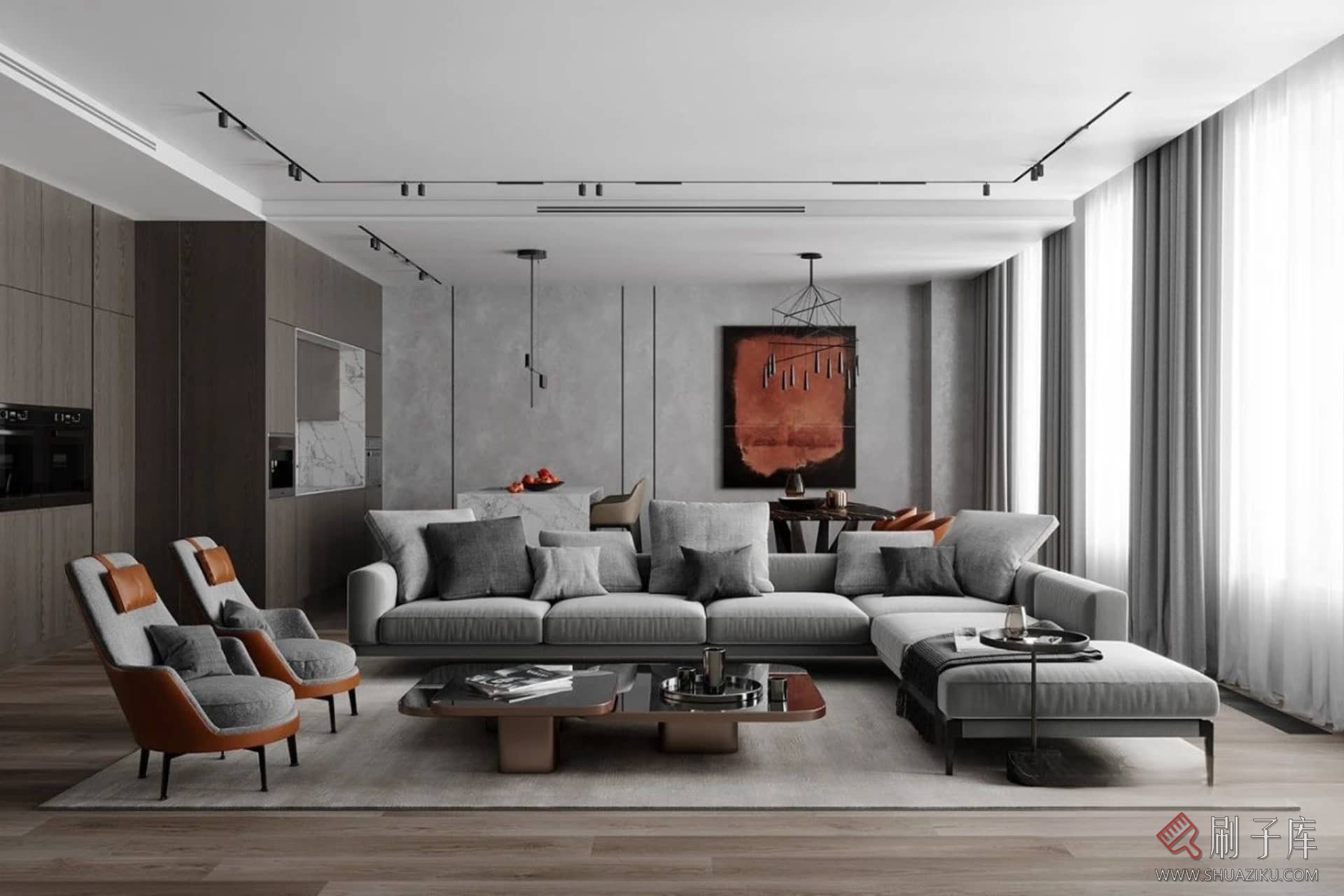 图片[6]-83套住宅空间无主灯设计案例高清图集-刷子库