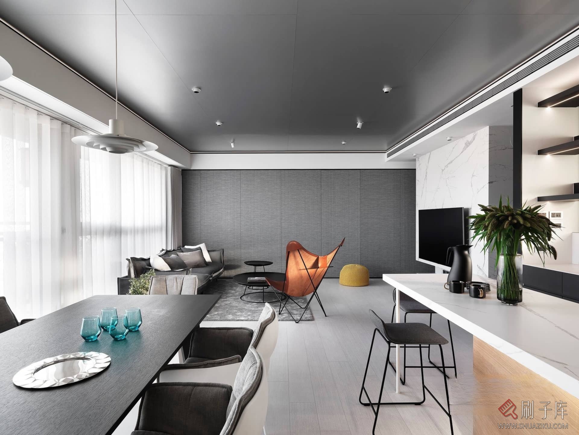 图片[7]-83套住宅空间无主灯设计案例高清图集-刷子库