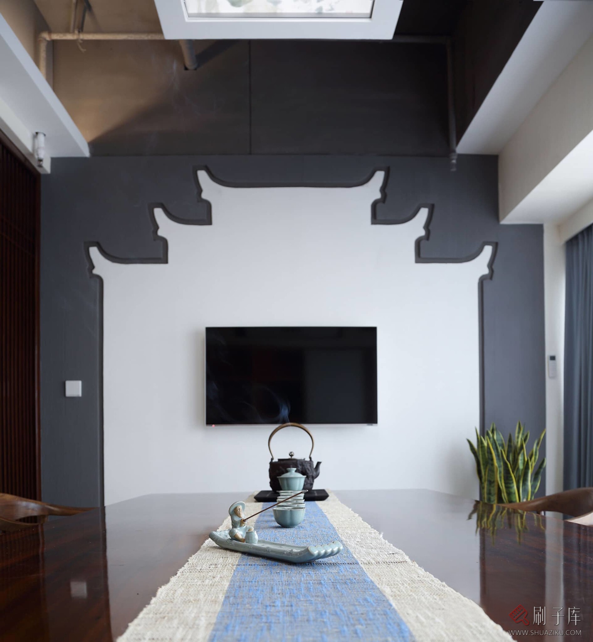 图片[6]-44套中式禅意办公空间-刷子库