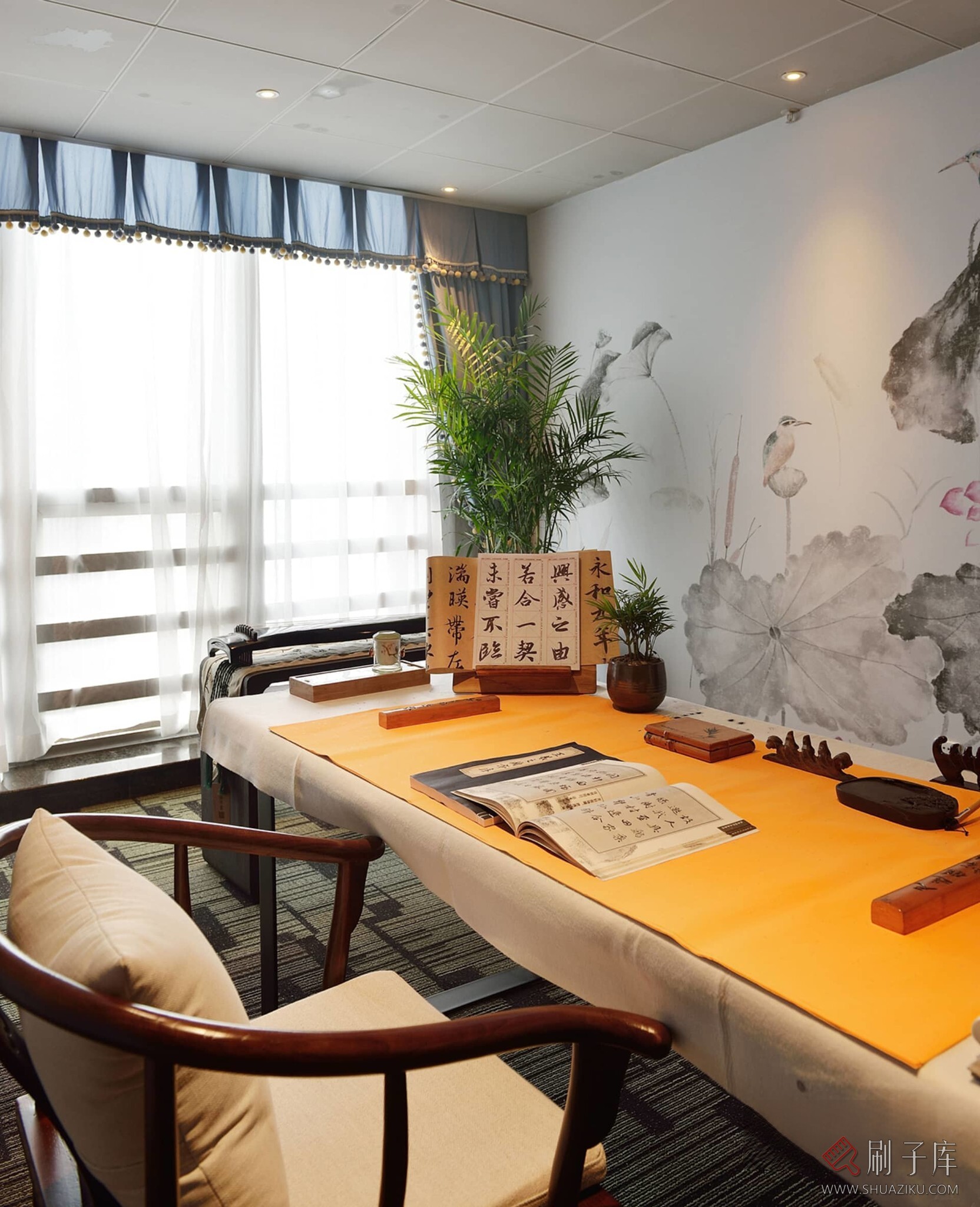 图片[19]-44套中式禅意办公空间-刷子库
