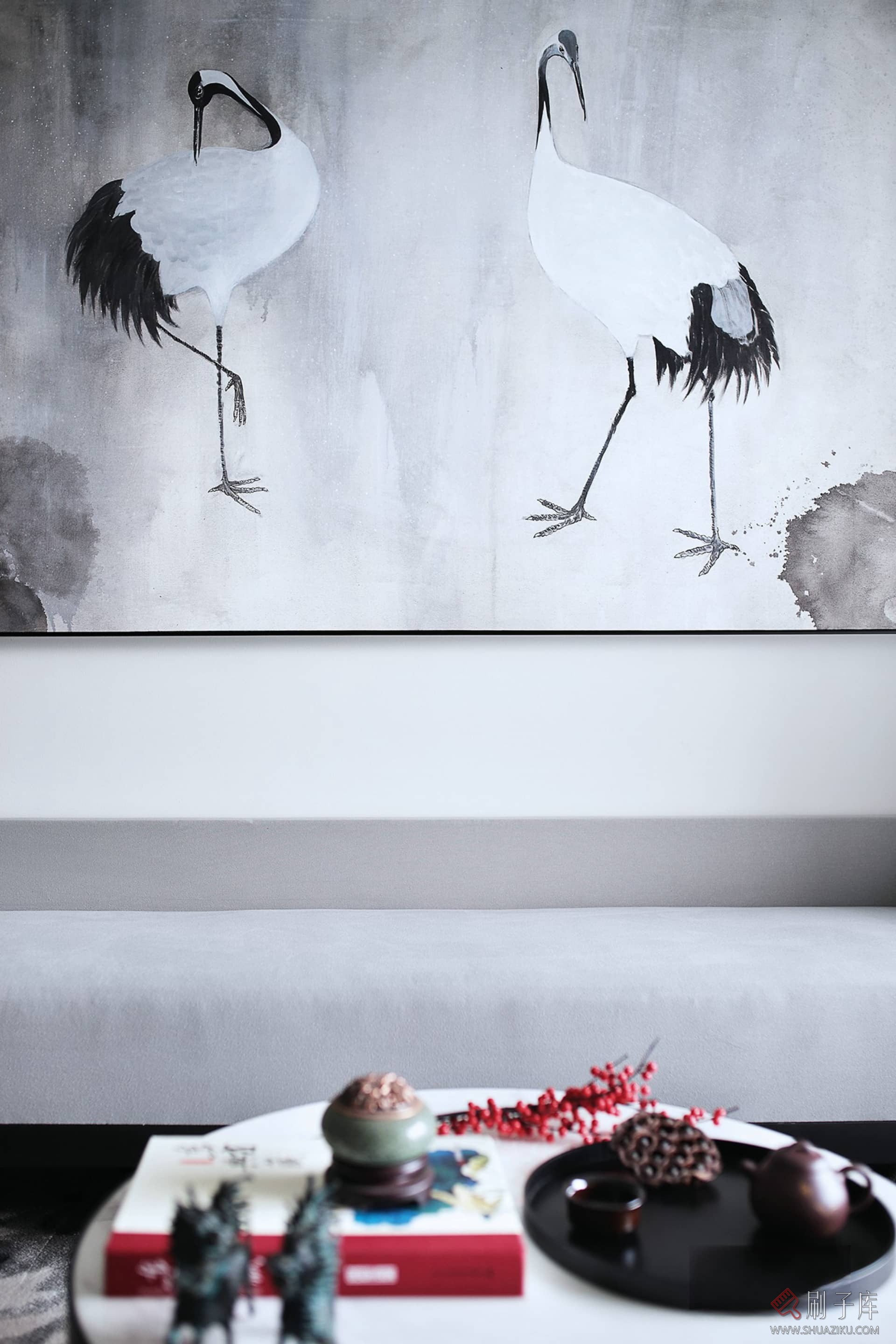 图片[4]-57套新中式风格样板间别墅案例参考图-刷子库