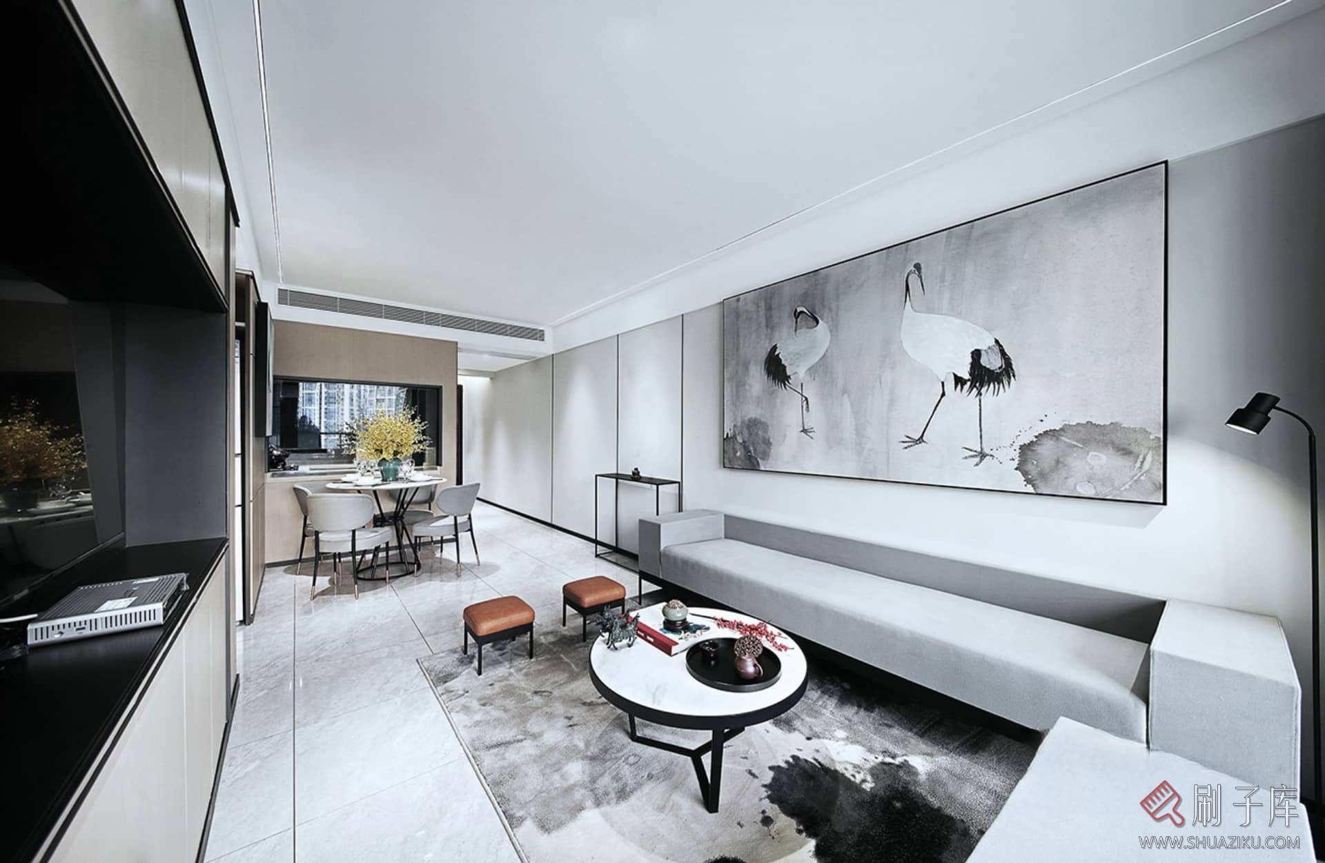 图片[11]-57套新中式风格样板间别墅案例参考图-刷子库