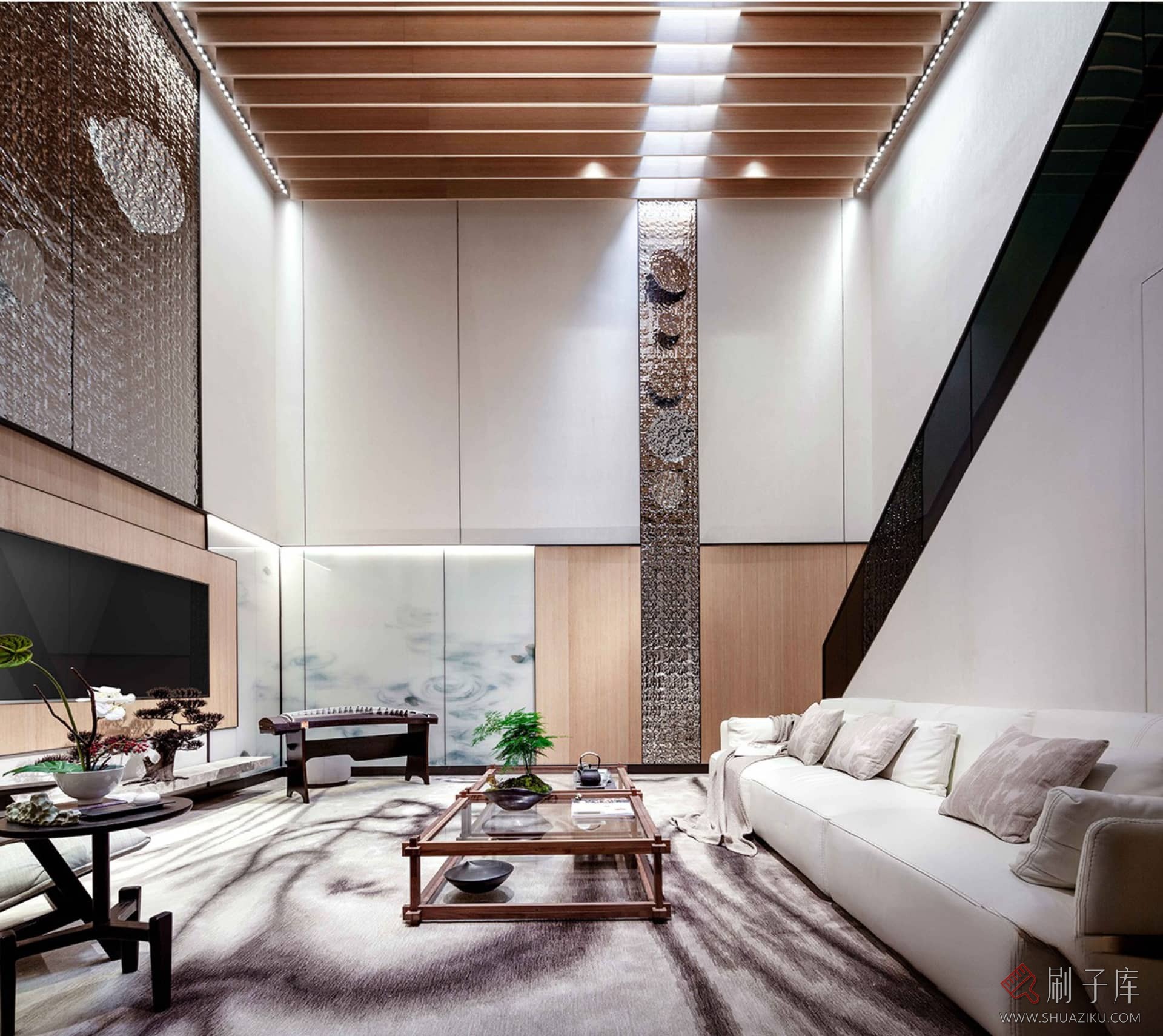 图片[25]-57套新中式风格样板间别墅案例参考图-刷子库