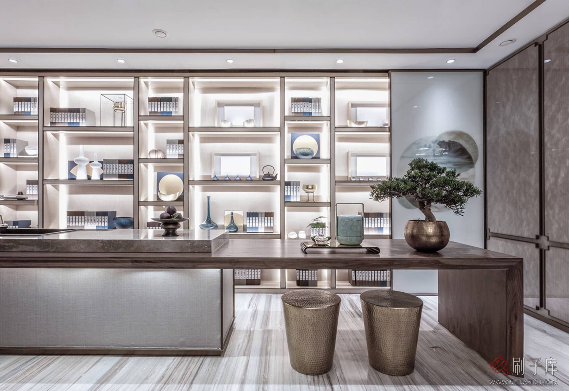 图片[27]-57套新中式风格样板间别墅案例参考图-刷子库