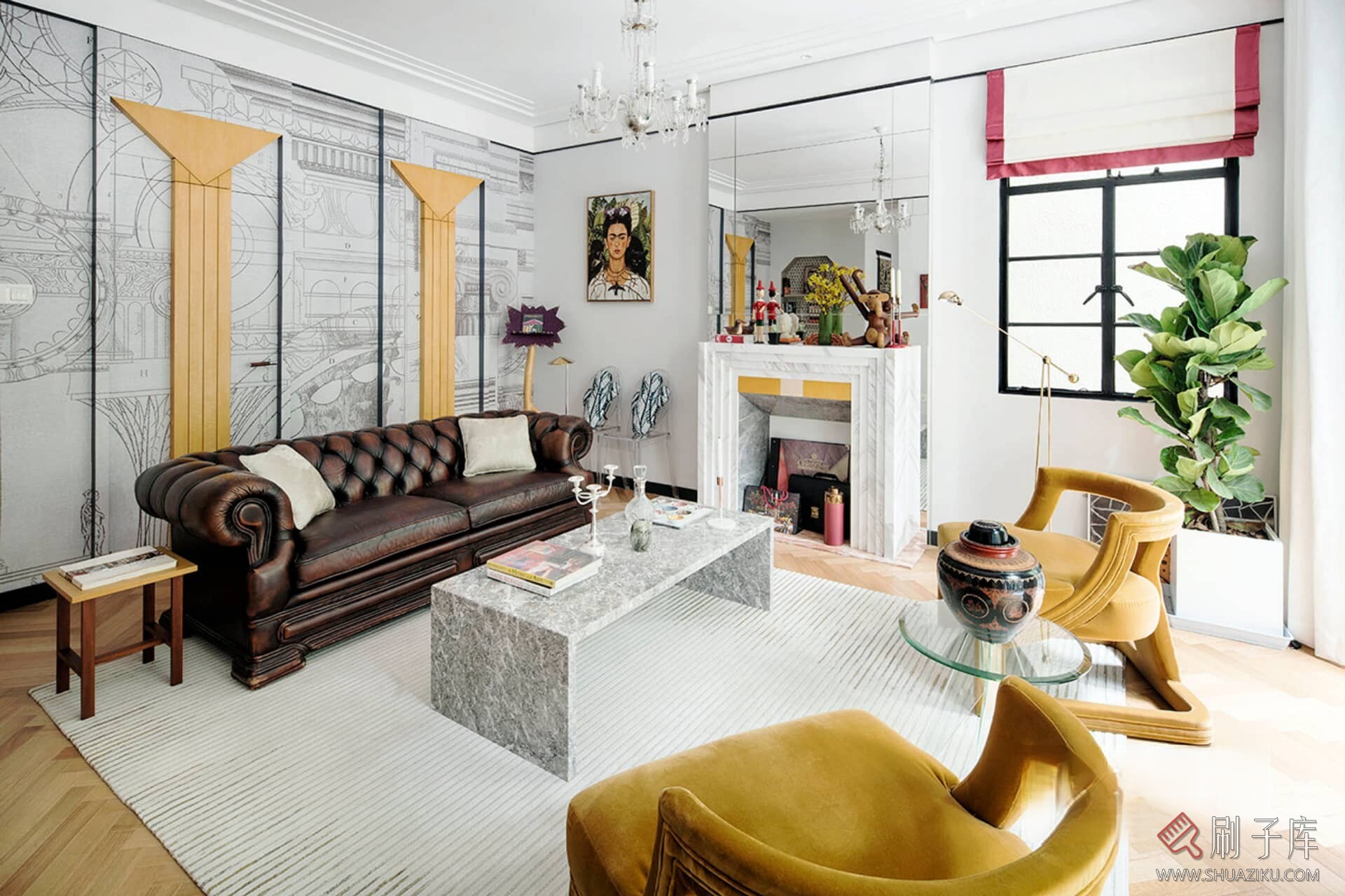 图片[7]-70套家装空间混搭风格案例参考图-刷子库