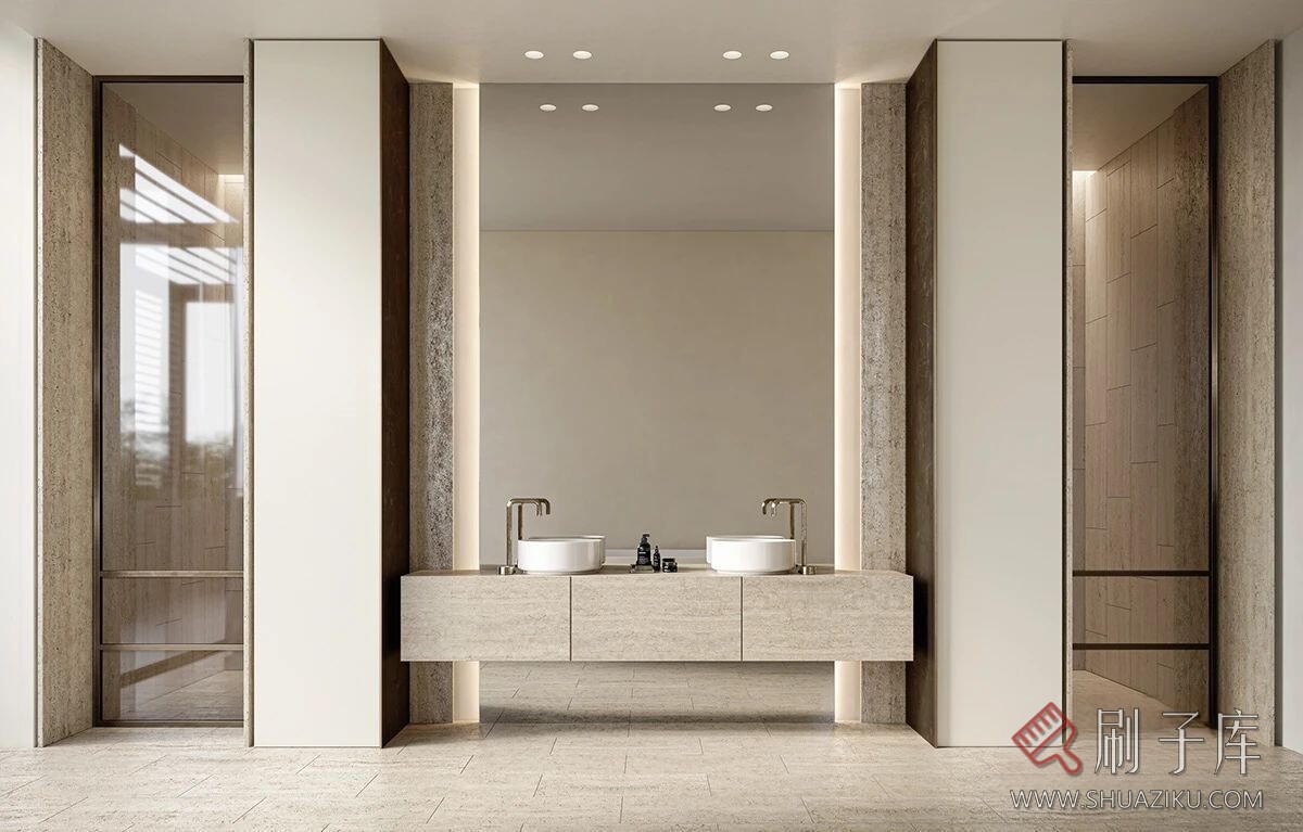 图片[3]-卫生间设计｜100款案例参考-刷子库