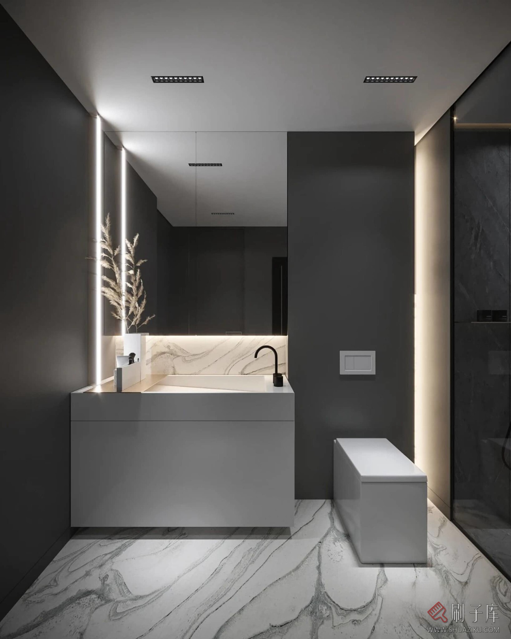图片[6]-卫生间设计｜100款案例参考-刷子库