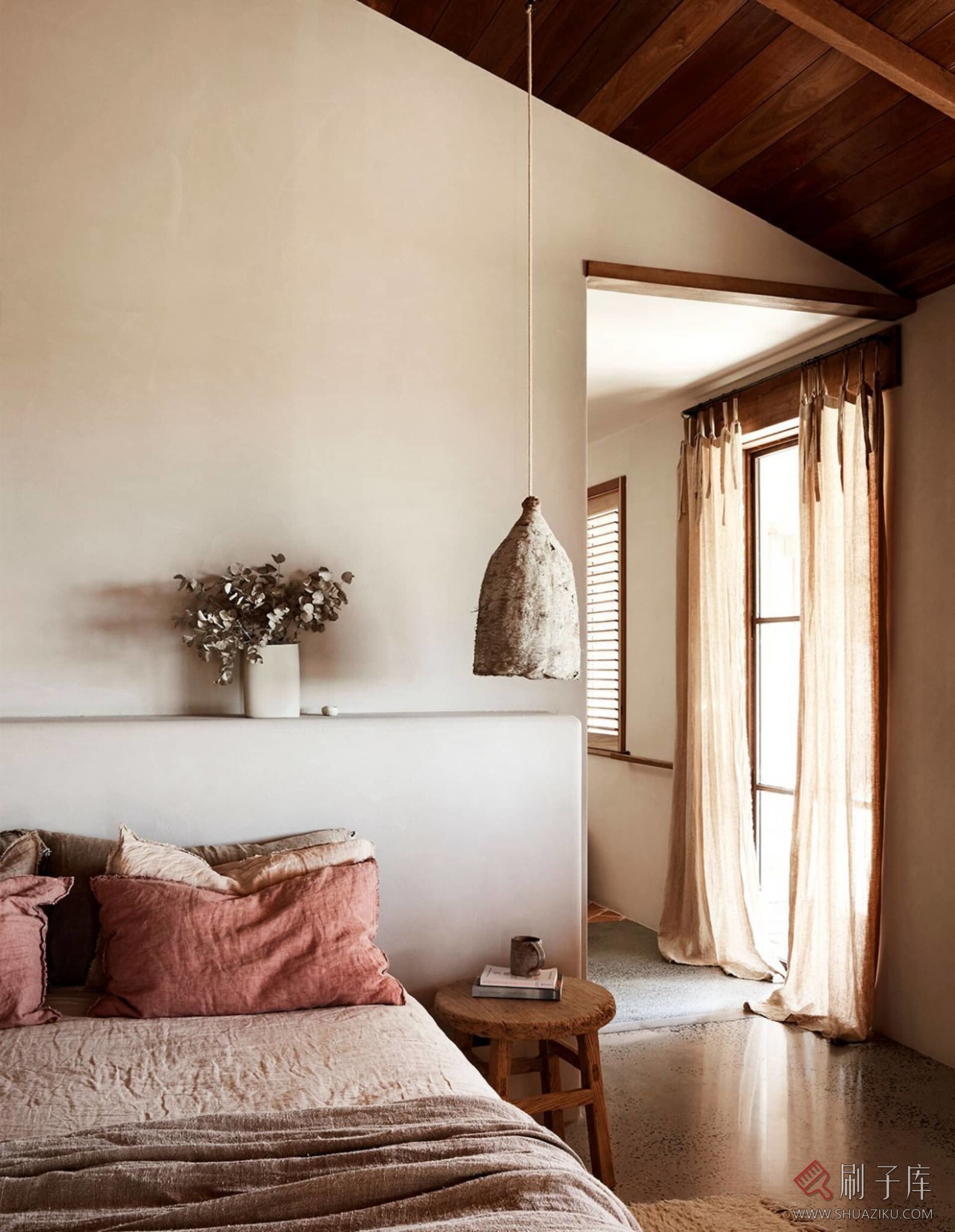 图片[10]-【案例图集】侘寂风（Wabi-Sabi style）丨概念图+住宅别墅设计案例-刷子库