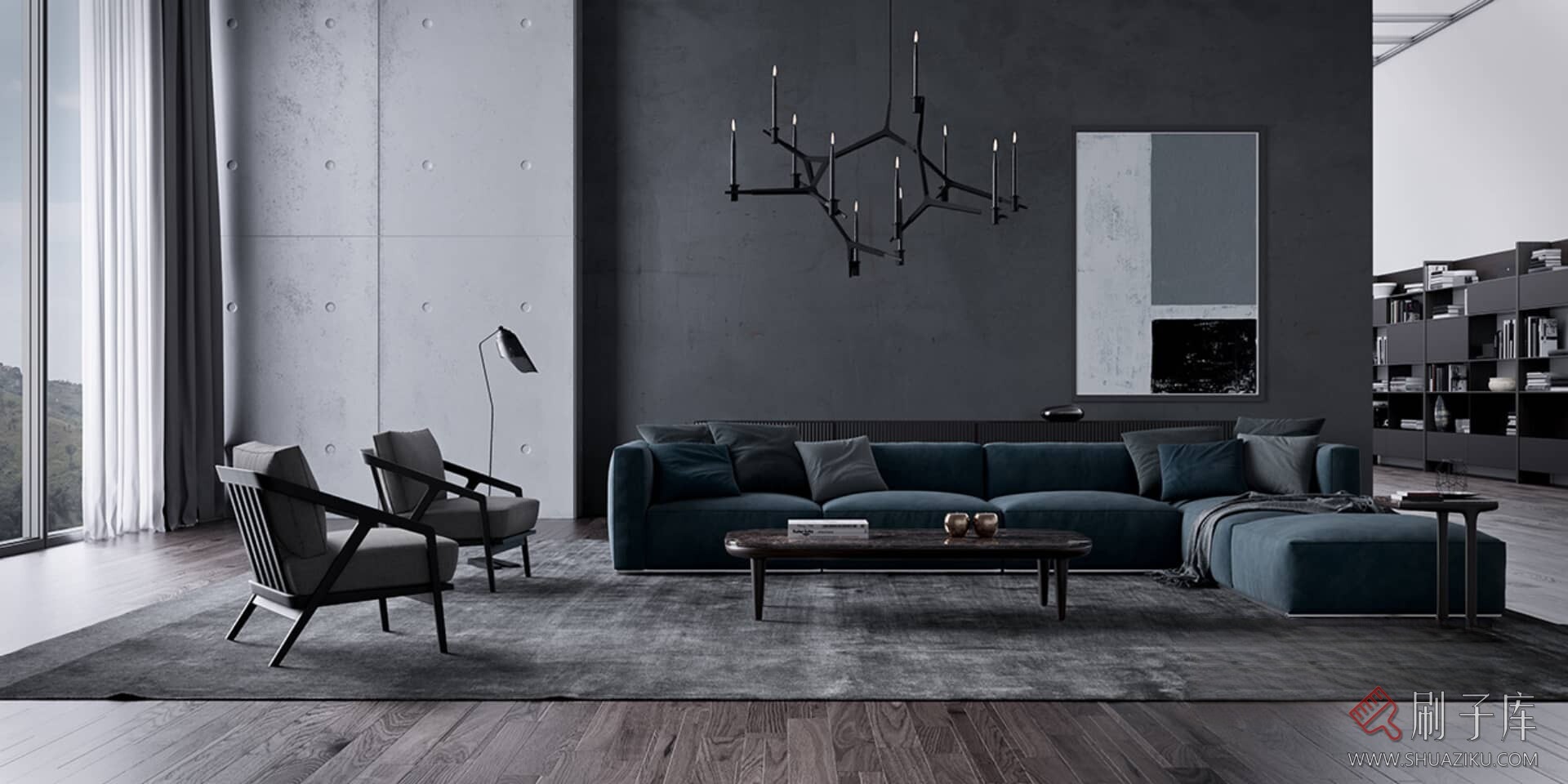 图片[6]-【高逼格客厅案例合集】客厅设计参考图 2200+张-刷子库