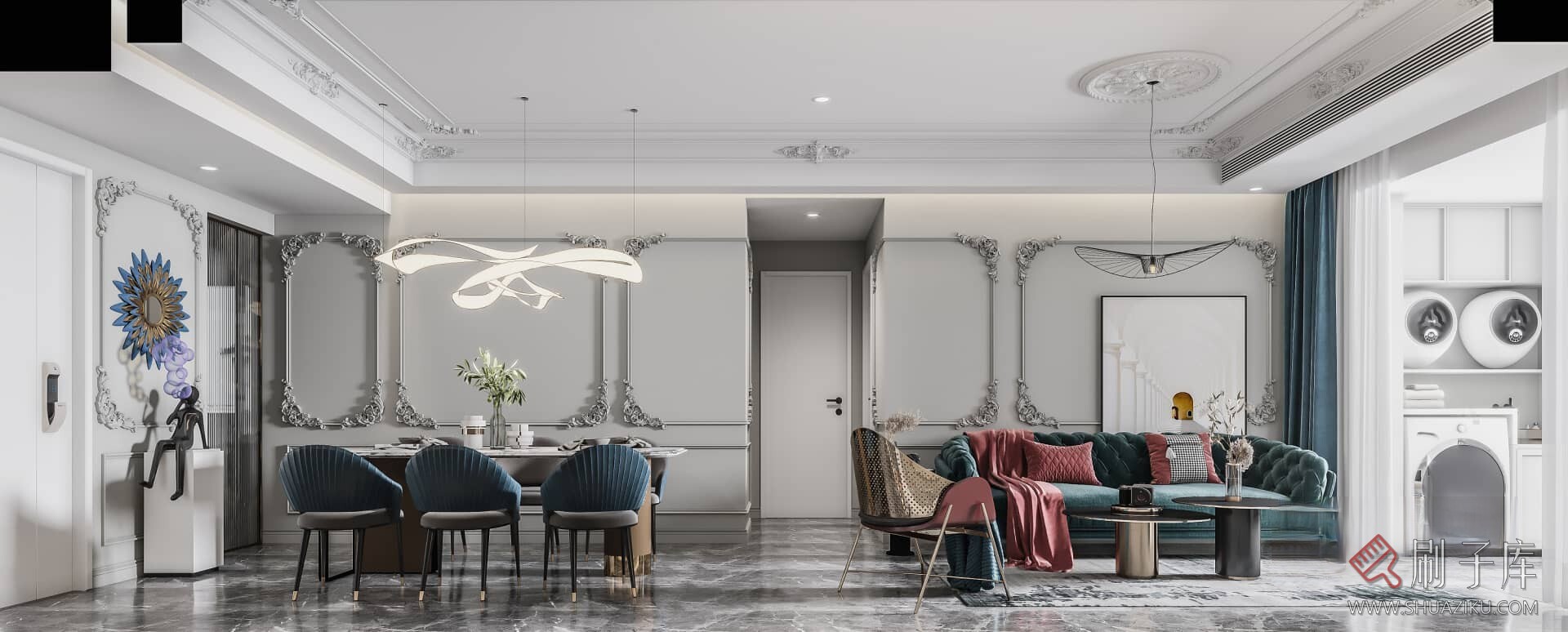 图片[2]-美式案例、效果图参考 130套-刷子库