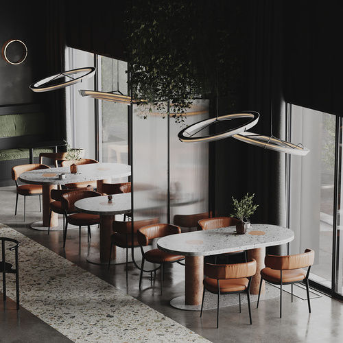 国外工装效果图图集(高清无水印大图) -咖啡馆（57套）-刷子库