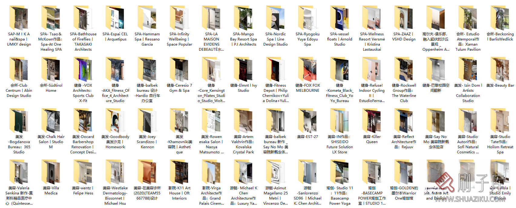 图片[1]-室内设计师资料库 国外工装篇 健身房(71)套-刷子库