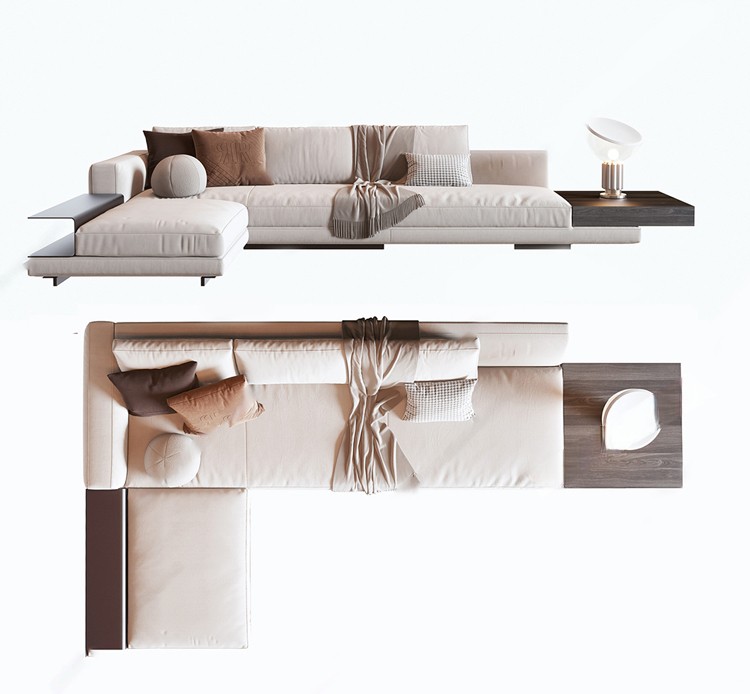 图片[4]-沙发组合单人多人现代北欧新中式风格3D模型家装室内单体3Dmax素-刷子库