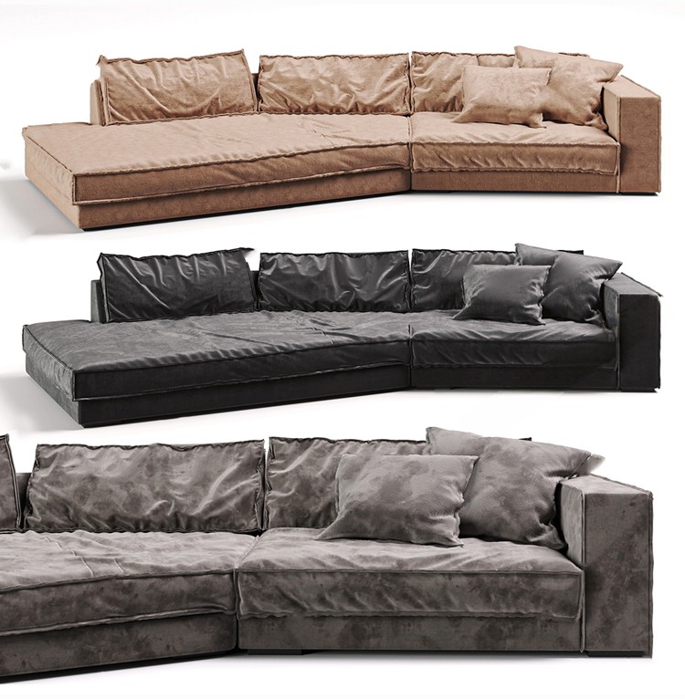 图片[12]-沙发组合单人多人现代北欧新中式风格3D模型家装室内单体3Dmax素-刷子库