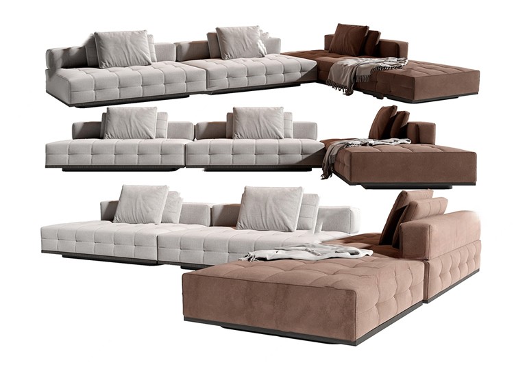 图片[16]-沙发组合单人多人现代北欧新中式风格3D模型家装室内单体3Dmax素-刷子库