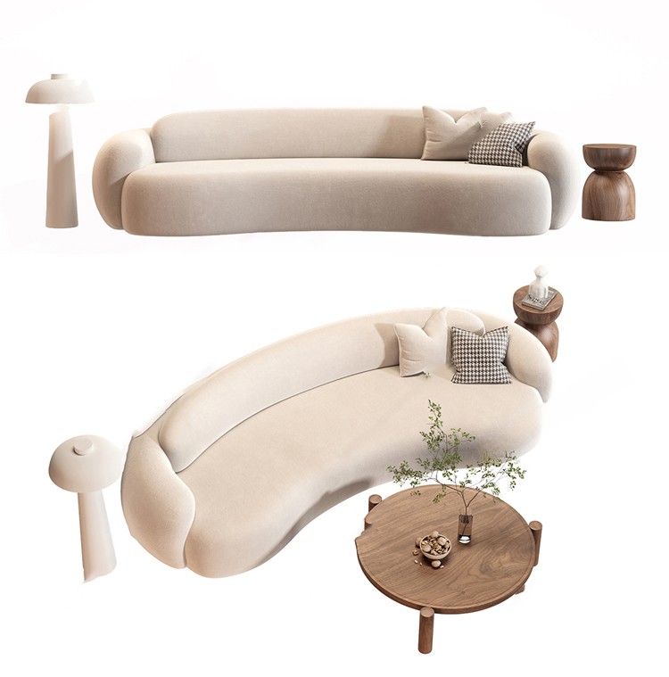 图片[23]-沙发组合单人多人现代北欧新中式风格3D模型家装室内单体3Dmax素-刷子库