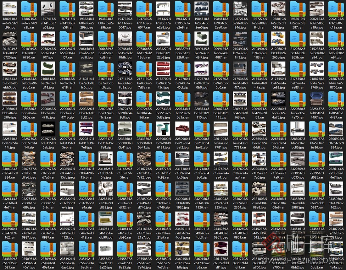 图片[2]-3dsky模型沙发858个-刷子库