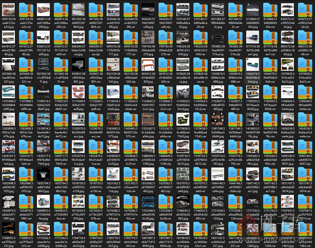 图片[3]-3dsky模型沙发858个-刷子库