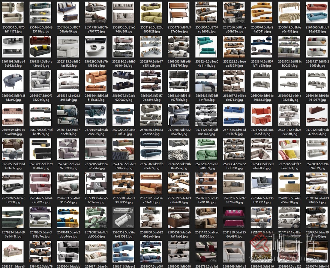 图片[6]-3dsky模型沙发858个-刷子库