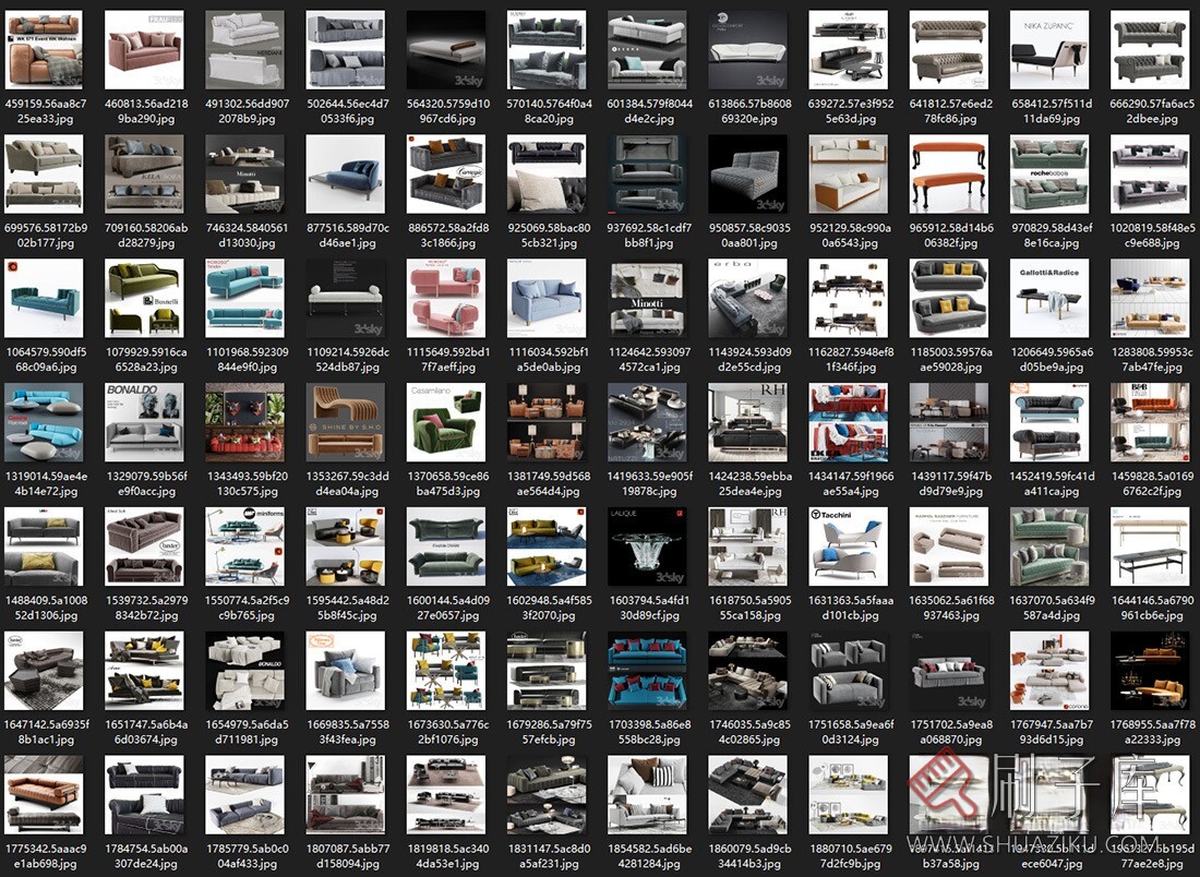 图片[9]-3dsky模型沙发858个-刷子库