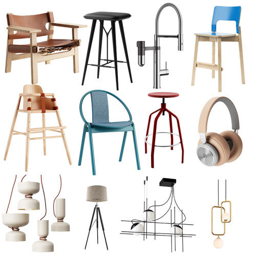 单体3D模1910组模型含贴图-刷子库