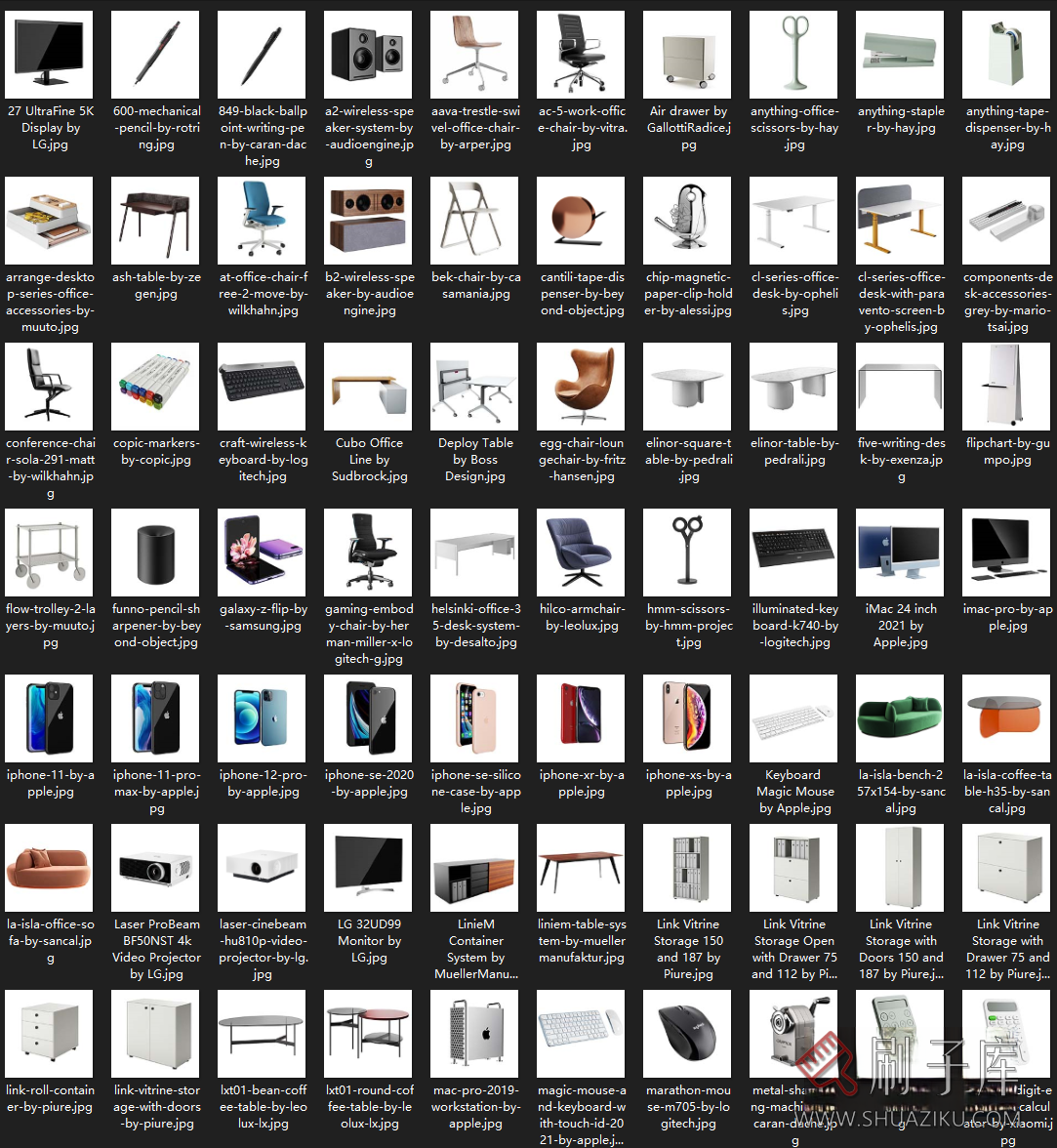 图片[13]-单体3D模1910组模型含贴图-刷子库