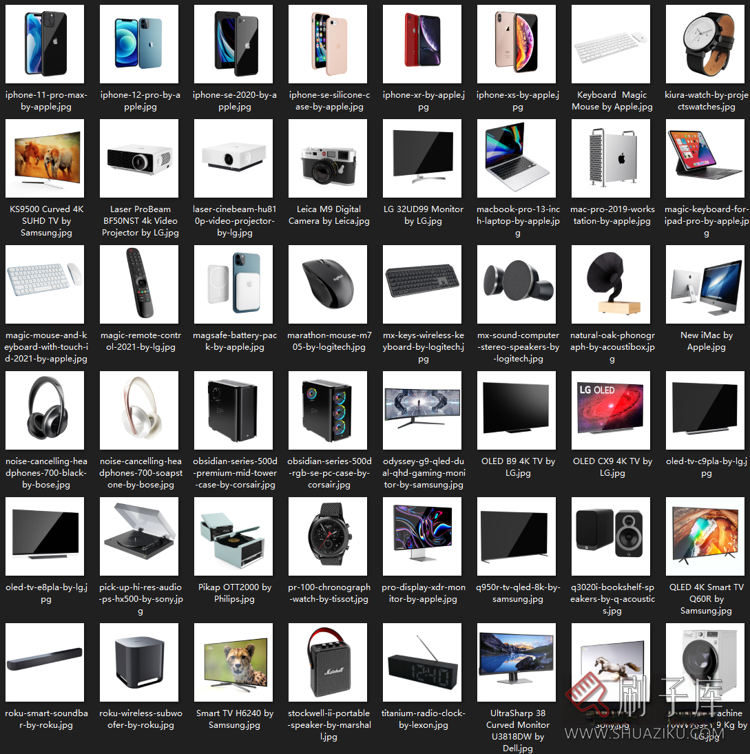 图片[17]-单体3D模1910组模型含贴图-刷子库