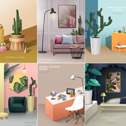 宜家风简约软装摆件PSD源文件-刷子库