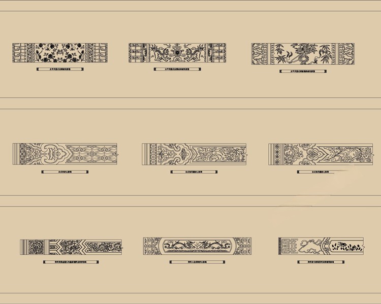 图片[25]-中式新中式室内家具柜子条案cad图库图块模块节点模块线条图角线-刷子库