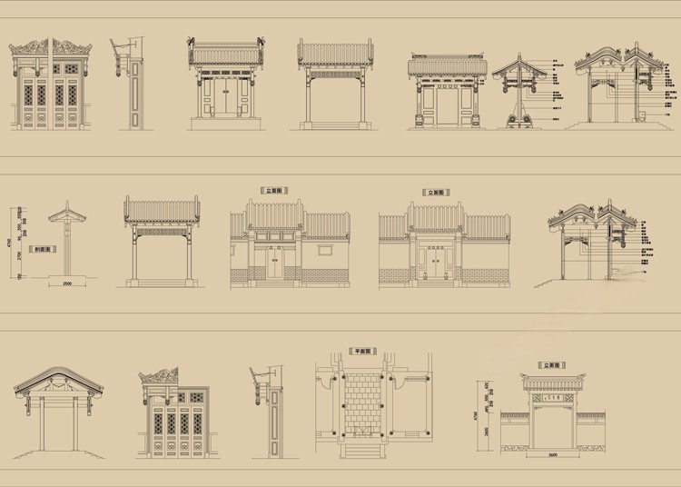 图片[47]-中式新中式室内家具柜子条案cad图库图块模块节点模块线条图角线-刷子库