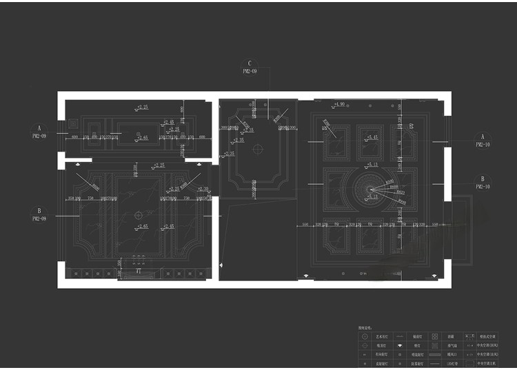 图片[6]-天花吊顶cad节点大样图纸轻钢龙骨石膏板铝造型空调收口剖面详图-刷子库