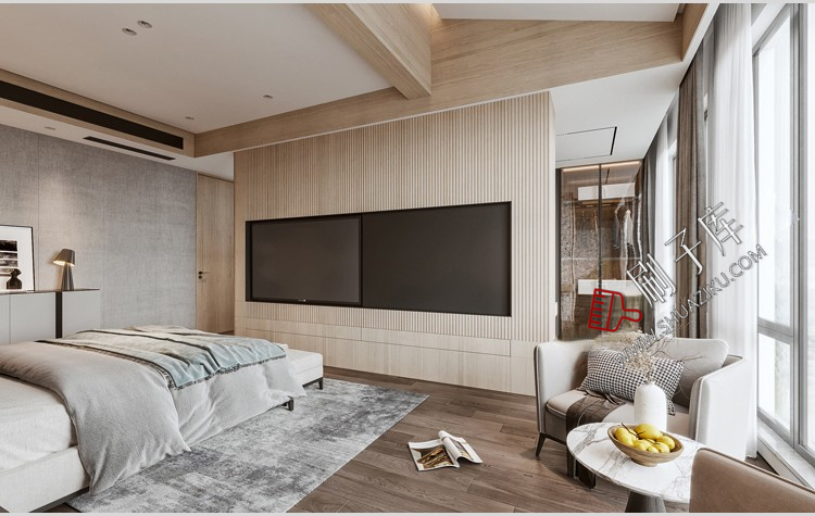 图片[19]-家装无主灯全套cad施工图纸平立面室内设计客厅卧室吊顶装修素材-刷子库