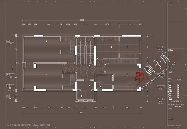 图片[28]-家装无主灯全套cad施工图纸平立面室内设计客厅卧室吊顶装修素材-刷子库