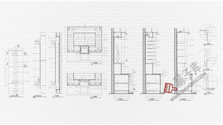 图片[2]-酒店空间CAD节点大样图立面图库工装室内施工工艺深化图纸施工图-刷子库