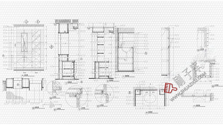 图片[8]-酒店空间CAD节点大样图立面图库工装室内施工工艺深化图纸施工图-刷子库