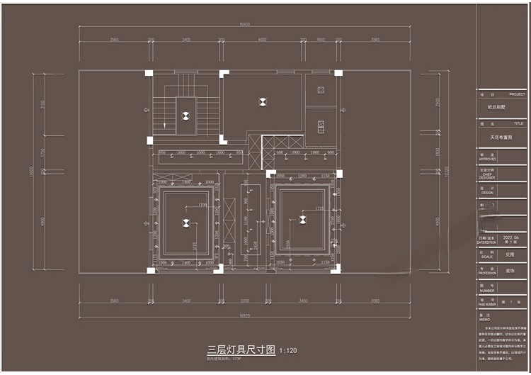 图片[11]-别墅室内家装装修设计方案CAD施工图效果图平面图立面图素材图纸-刷子库
