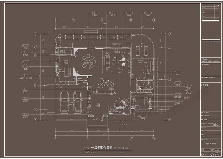 图片[25]-别墅室内家装装修设计方案CAD施工图效果图平面图立面图素材图纸-刷子库