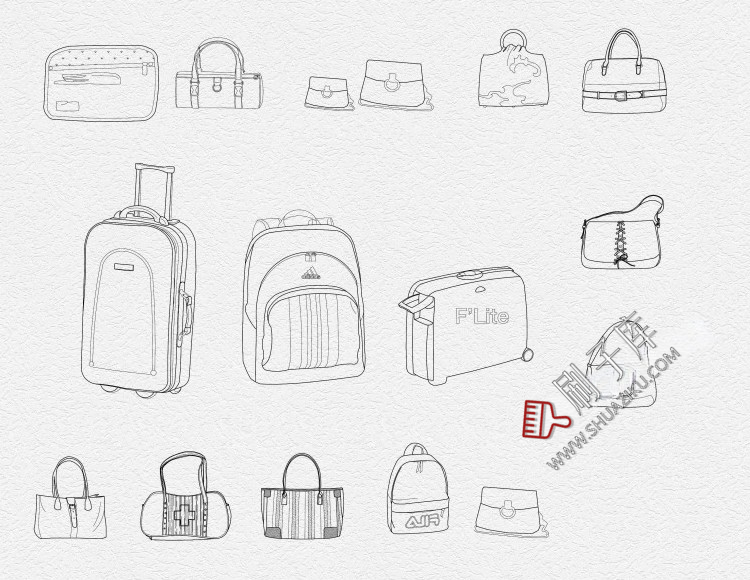 图片[14]-工装商装商业办公餐饮空间健身设备施工平面图块家具cad图库模块-刷子库