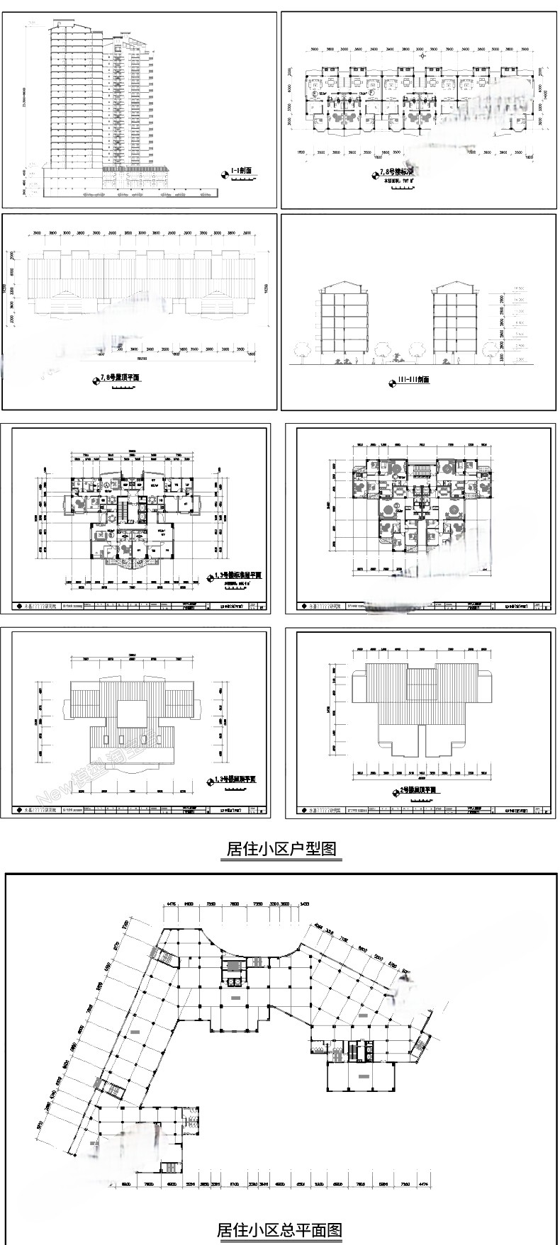 图片[22]-住宅居住小区规划设计方案总平面图cad施工su模型psd文本景观建筑-刷子库