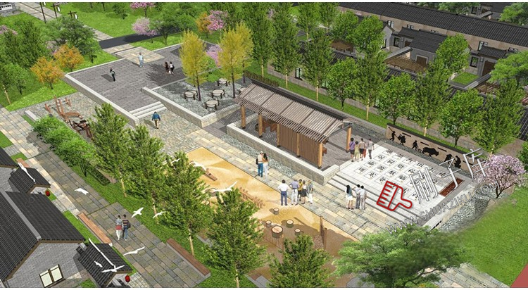 图片[30]-新中式美丽乡村农业生态旅游文化广场民宿公园建筑景观SU模型CAD-刷子库