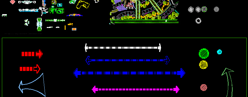 图片[39]-园林景观设计CAD植物图块人物平面立面铺装拼花施工图库图例素材-刷子库