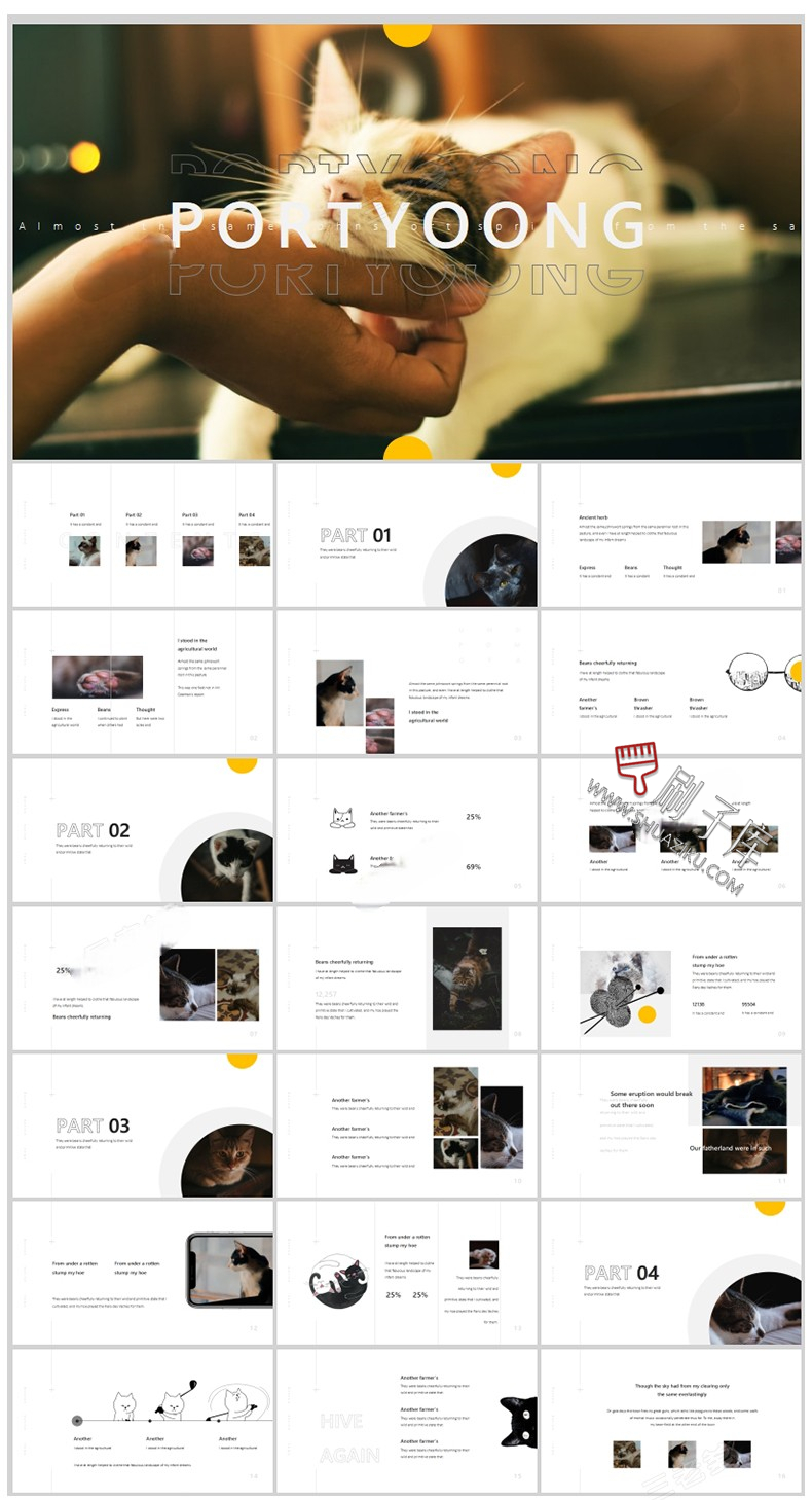 图片[21]-十二系-室内高端设计侘寂奶油风PPT模板排版方案汇报家居简约风格素材库-刷子库