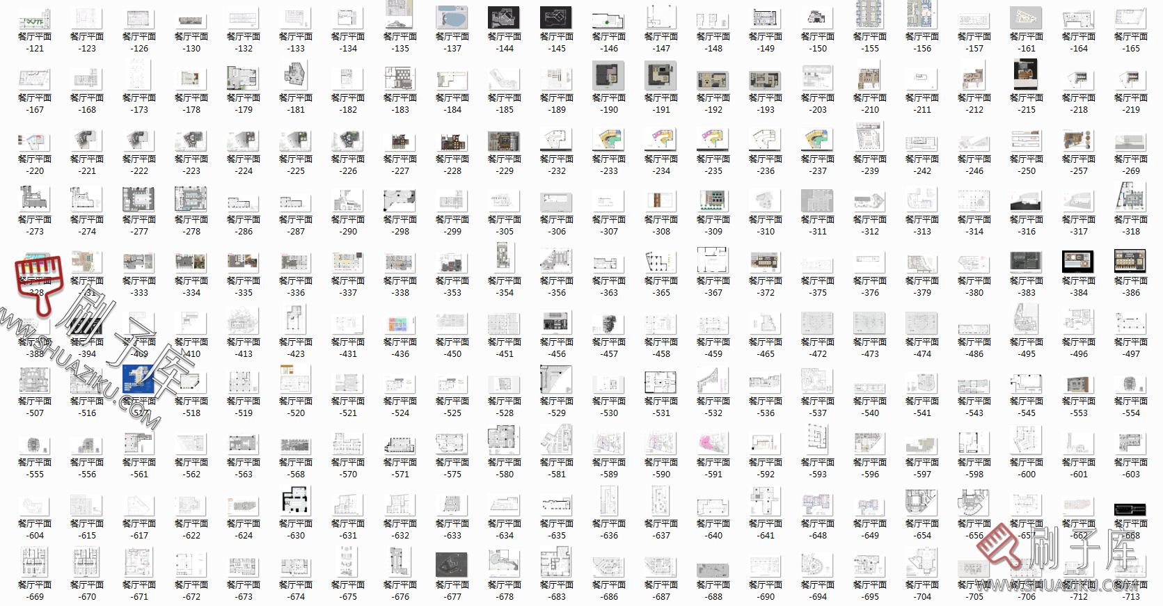图片[13]-九大类商业空间平立面布置方案合集-刷子库