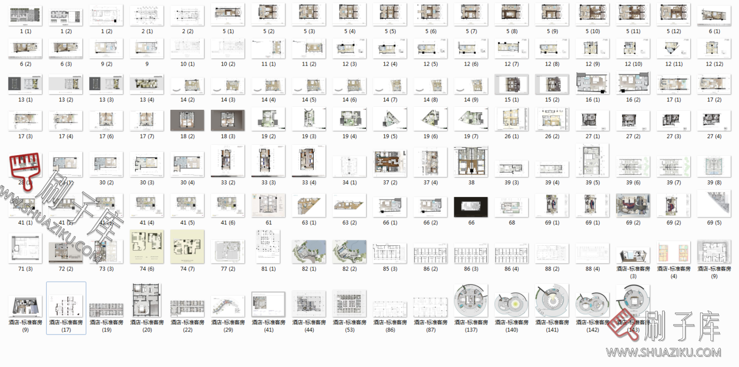 图片[19]-九大类商业空间平立面布置方案合集-刷子库
