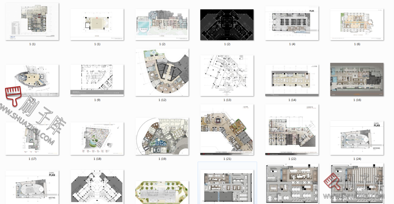 图片[20]-九大类商业空间平立面布置方案合集-刷子库