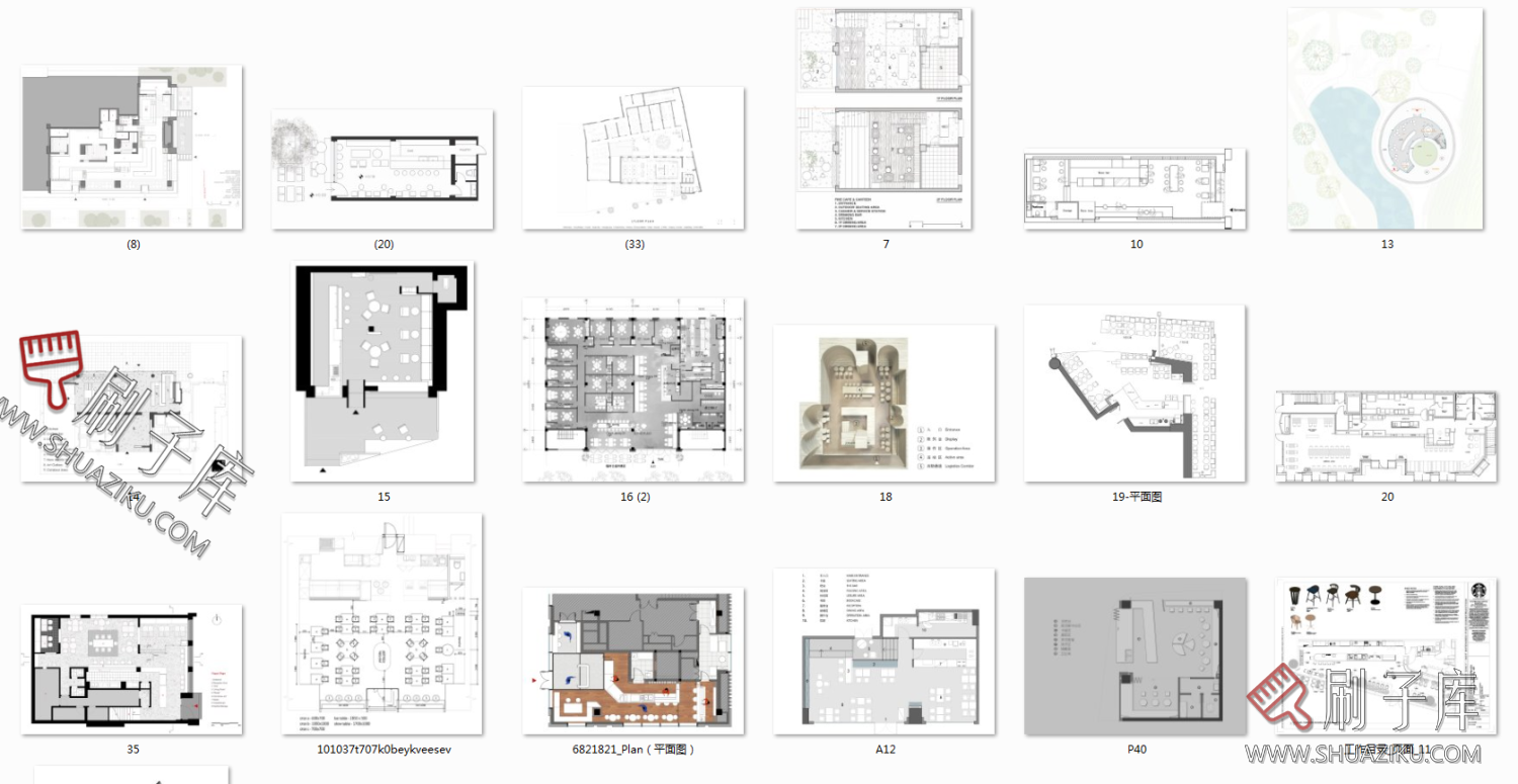 图片[23]-九大类商业空间平立面布置方案合集-刷子库